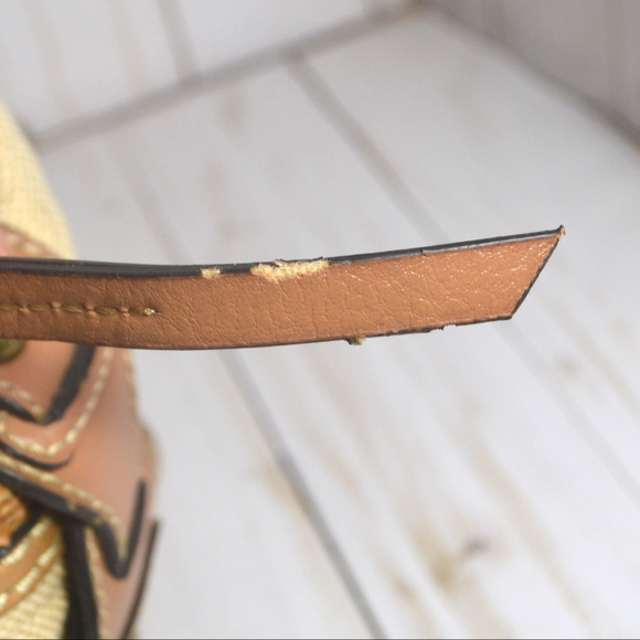 Fossil Woven Rattan Patchwork Purse - Picture 4 of 7